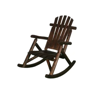 Carbonized Log Style Garden Outdoor Furniture