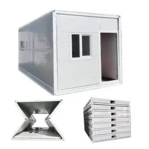 China High Quality Prefabricated 20ft Prefab Luxury Fold Module Folding Foldable Small Cheap Container Office House Homes