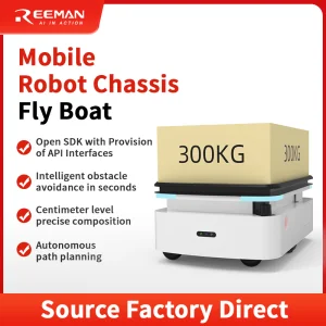 Reeman 300kg Laser Slam Mobile Robot Base Auto Navigation
