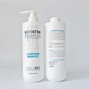 Small Order Wholesale Professional Deep Root Cleaning Keratin Clarifying Shampoo 800ml Bulk for Salon Hair Care