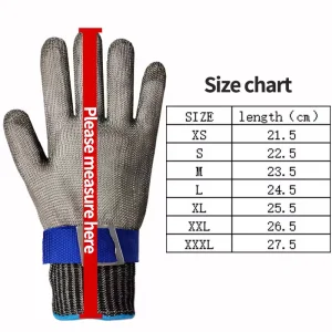 Stainless Steel Wire Gloves for Food Handling