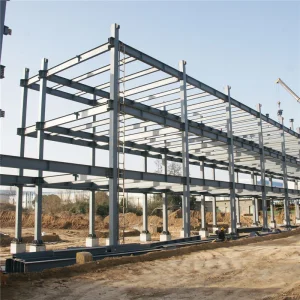 Low Cost Prefabricated Light High-rise Multi Story Portal Steel Structure Building with Welding & Cutting Services