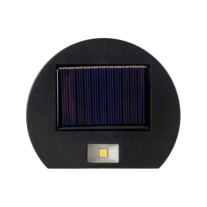 Solar Outdoor Round up and Down Wall Light LED Waterproof Courtyard Garden Corridor Villa Balcony Lamp