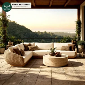 Outdoor Rattan Sofa Set