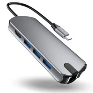 8-in-1 USB-C Docking Station for DELL/HP Laptops, 4K HDMI &amp; Pd Charging