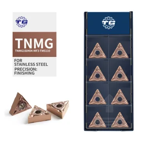 Tungsten Carbide Insert For Stainless Steel Cutting TNMG Double Coating CNC Machining OEM Customized Support Carbide Insert