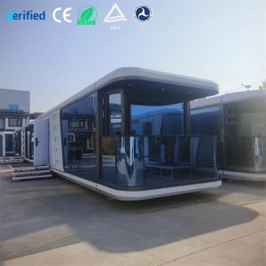 Modern Outdoor Modular Mobile Vessel Space Capsule House Customize House Outdoor Prefab House Luxury Space Capsule for Projects