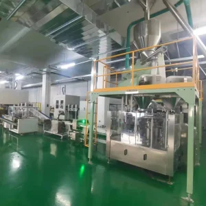 Fully Automatic Vertical screw conveyor 1kg 2.5kg 5kg PE Bag Packaging Machine Hot Sealing Multi-station PLC Driven Line