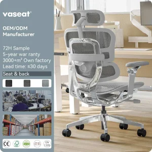 Luxury Executive High Back Office Chair Gas Lift Reclining Adjustable Ergonomic Features Comfortable Accent Chair-Modern Design