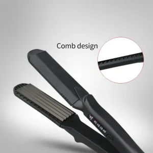 4 in 1 Wide Plate 3D Grid Hair Crimper