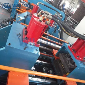 Máquina de bandeja de cable de material de construcción con núcleo de motor para la industria de tejas de acero coloreado