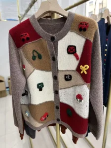 China Wholesale Fashion Cardigan Sweater Knitwear Sweater for Women