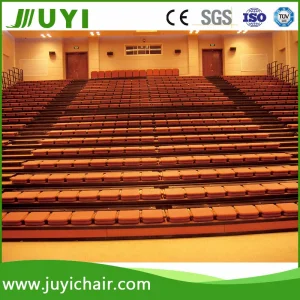 Jy-768r Grandstand Seating System Indoor Bleacher with Matel Leg Fabric Chair