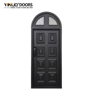 Industrial Minimalist Iron Gate Anti Climb Design Tamper Proof Welding