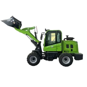 Backhoe Loader, Front Bucket Loader, Four-Wheel Drive Compact Type, 0.8-3 Ton Small Mini-Wheel Loader, Suitable for Farms, Construction, and Landscaping.
