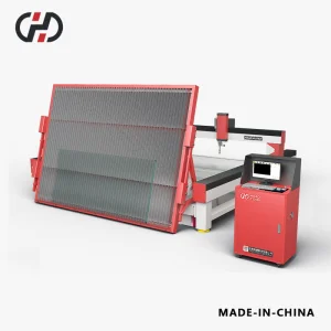 Head Bathroom Door CNC Glass Cutting Machine Glass Water Jet Cutting Machine