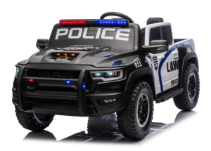 2025 New Licensed RAM 1500 Rho Police Super Truck Unisex Kids Ride-on Cars Electric Car for Children with Remote Control