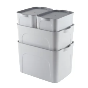 Home Plastic Stackable Storage Bins