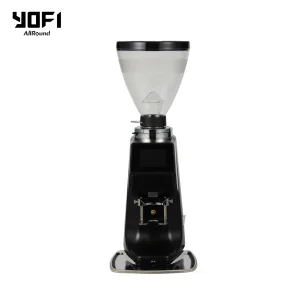 Multi Function Commercial 220 120V 64mm Flat Touch Control Big Capacity Espresso Coffee Machine Coffee Grinder
