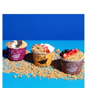 Disposable Pet Clear Plastic Cups Fruit Berry Plastic Acai Bowls Dome Lid