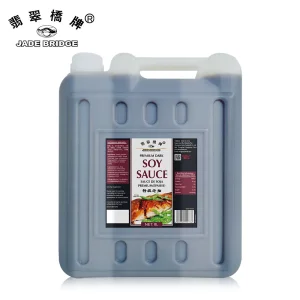Chinese Seasoning Suppliers High Quality Soybean Sauce Wholesale 500 Ml Plastic Bottle Jade Bridge Premium Dark Soy Sauce