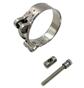 High-Quality Silver Round Hose Clamp for Automotive and Industrial Use