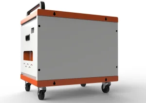 AC 16 Ports Computer Laptops Ipads Charging and Storage Station Cabinet with PDU