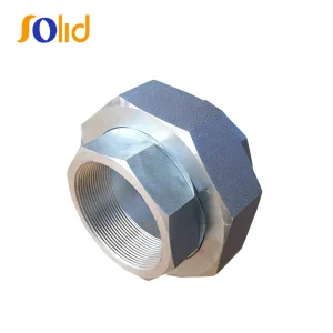 Forged Carbon Steel Socket Weld Threaded Pipe Fitting Union