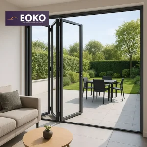 EOKO Smooth Sliding Aluminum Bi-fold Door