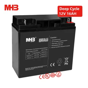 Mhb 12V 16ah VRLA AGM Deep Cycle Battery