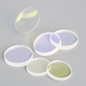 Customized Anti-Reflection Double-Sided Coating High Light Transmittance > 98% Dia18*4mm Quartz Glass for Laser Protection Lens