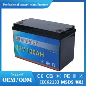 Rechargeable 12V Lithium Ion Battery Pack 100ah Customized LFP LiFePO4 Lithium Ion Battery Pack 12V/12.8V 100ah 150ah 200ah with BMS Fast Charging
