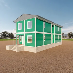 Manufacturer's Luxury Prefab Villa Building 40ft Container Hotel Room Two-Story 1-Bedroom Prefabricated House Bathroom Steel