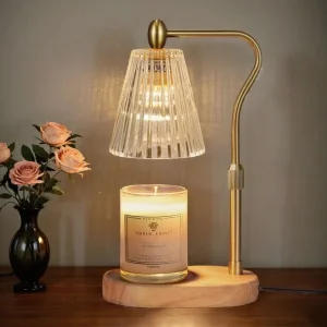 Candle Warmer Lamp with Timer and Dimmer Adjustable Height