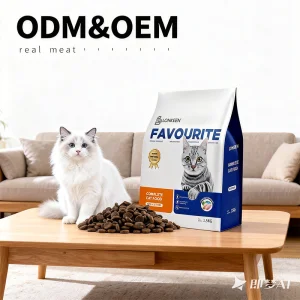 Comida seca para gatos adultos para huesos fuertes, buena salud, mejor visión