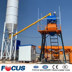 Hzs25 Compact Concrete Batching Plant Philippines