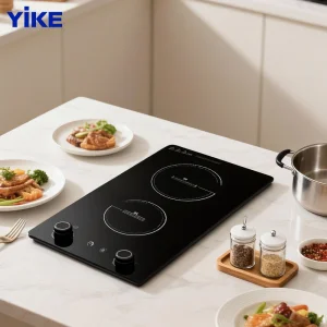 Professional Built in Induction Hob Double Burner 3500W