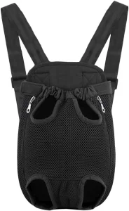 Mochila para Cachorro com Pernas para Fora - Mochilas Transportadoras para Cachorros com Alças Ajustáveis para Atividades ao Ar Livre - Mochila Transportadora para Cachorros para Transporte Frontal e Traseiro - Mochila Transportadora para Animais de Estimação para Gatos