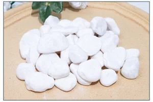 Factory Direct Sales at a Good Price: Snow-White Pebble Stones for Garden Paving and Landscape Stones