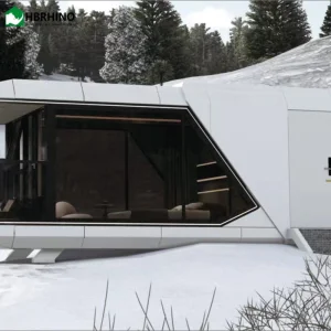 Habitación de deportes al aire libre, vacaciones familiares, contenedor de acero, microespacio, alojamiento tipo cápsula, cabaña, material de panel sándwich, almacén