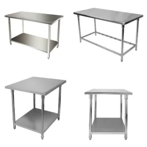 Fabricante OEM 24"&times; 72" Estaciones de trabajo de cocina comercial de acero inoxidable