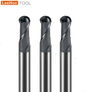 Leehoo Gx Series 2mm Solid Carbide Ball Nose End Mill