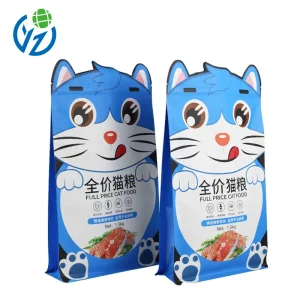 Flat Bottom Pouch with Zipper