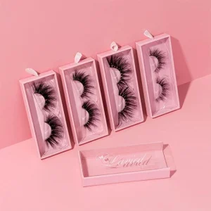 Free Design Eyelash Box Custom Private Label Faux Lash Packaging Box Luxury Empty False Eyelash Boxes