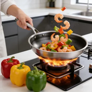 304 Tri-ply Wok