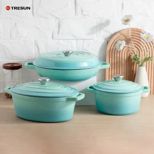 Hot Sale Non Stick Multi-Function Enameled Cast Iron Casserole Dutch Oven With Lid Cast Iron Cookware Set