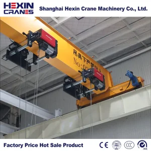 China Factory Shanghai Supplier Low Noise Euro-Style 10 T Single Girder Electric Overhead Traveling Beam Bridge Crane Good Price
