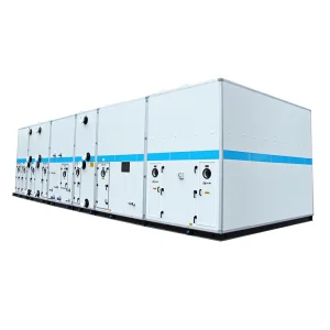 Unidad de aire acondicionado combinada de doble ventilador de amplio rango operativo con control simultáneo y ahorro de energía para edificios de oficinas