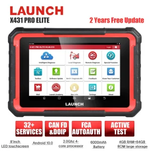 [EU/Global Version] Launch X431 PRO Elite Diagnostic Tools OBD2 Scanner DOIP Full System 32+ Resets with 2 Year Free Update
