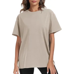Wholesale Women's Crew Neck T-Shirts Regular Fit 100% Cotton Soft Casual Eco-Friendly Quick Dry Breathable Summer T-Shirts